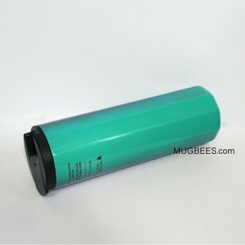 Starbucks Summer 2020 Gradient Teal Vacuum Stainless Steel Tumbler 16 oz - Picture 6 of 7